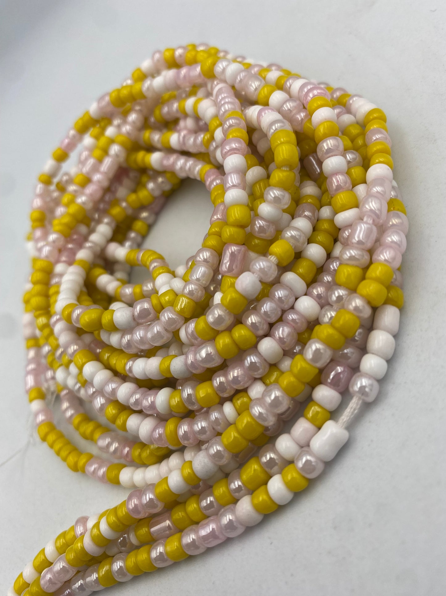 Choose your Waist Beads- Multicolored Tie On, 45-50"