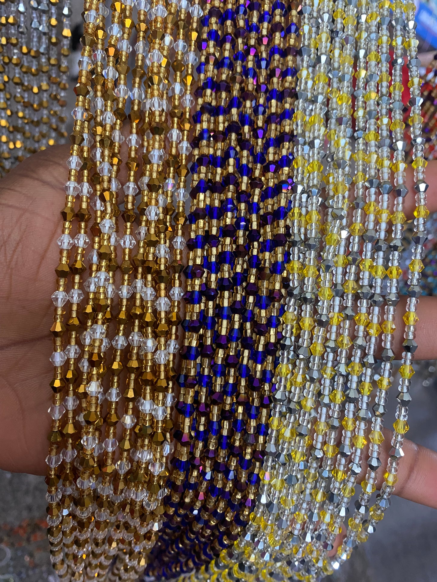 Wholesale Crystal Waist Beads 40”-50”