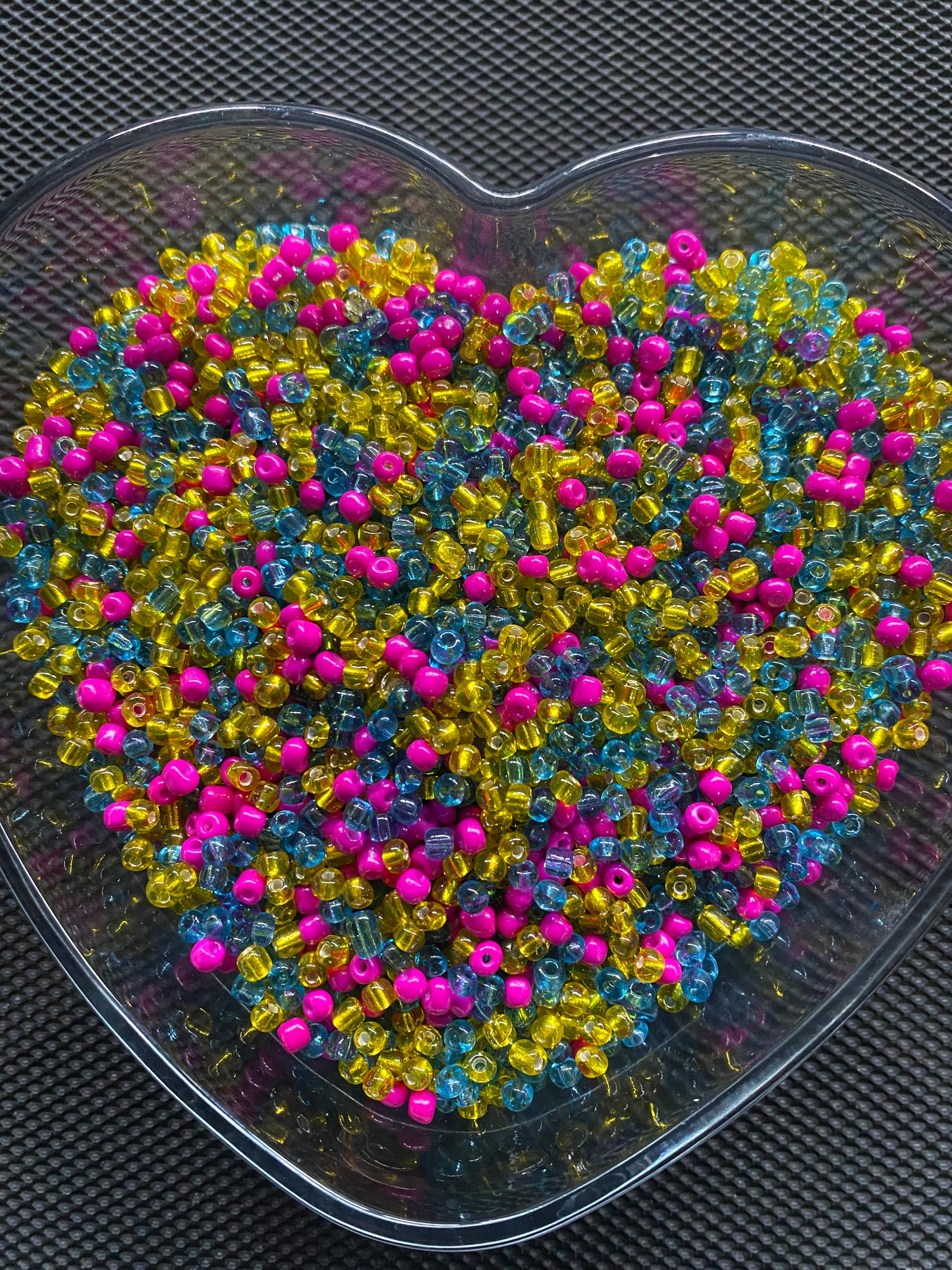 Mix Seed Beads- Multicolored- 4mm- 6/0 Glass Seed Beads For Jewelry Making,  DIY Waist beads, Bracelet Necklace Earrings