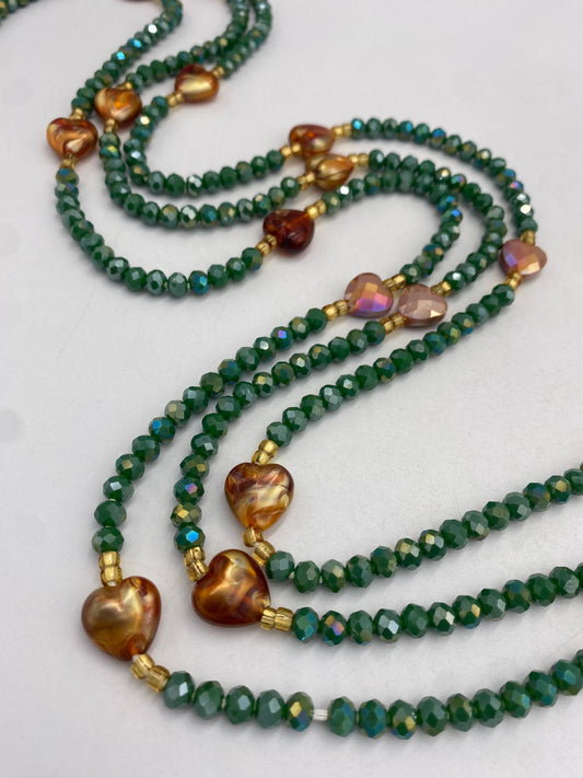 Turquoise Luxury Crystal Waist Bead