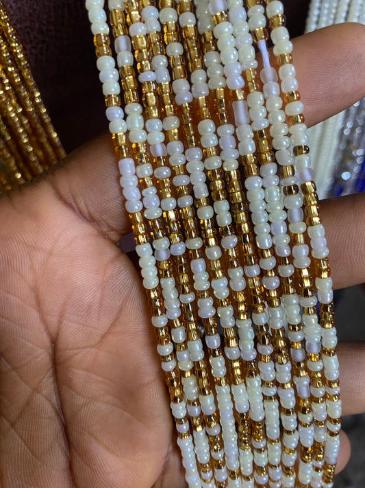 Wholesale Waist Beads – Bulk Multicolored Tie-On Strands (45”–50”)