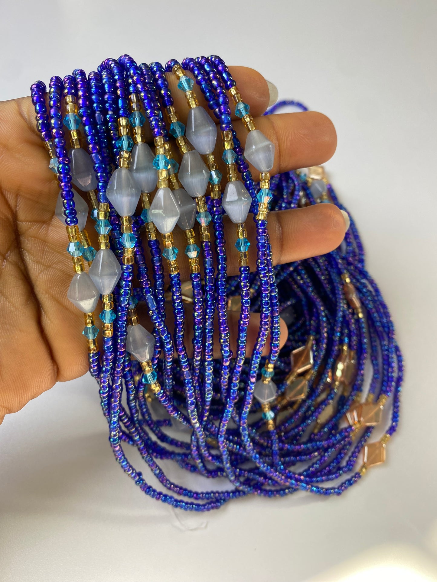 Blue  Waistbead- Luxe WaistBead