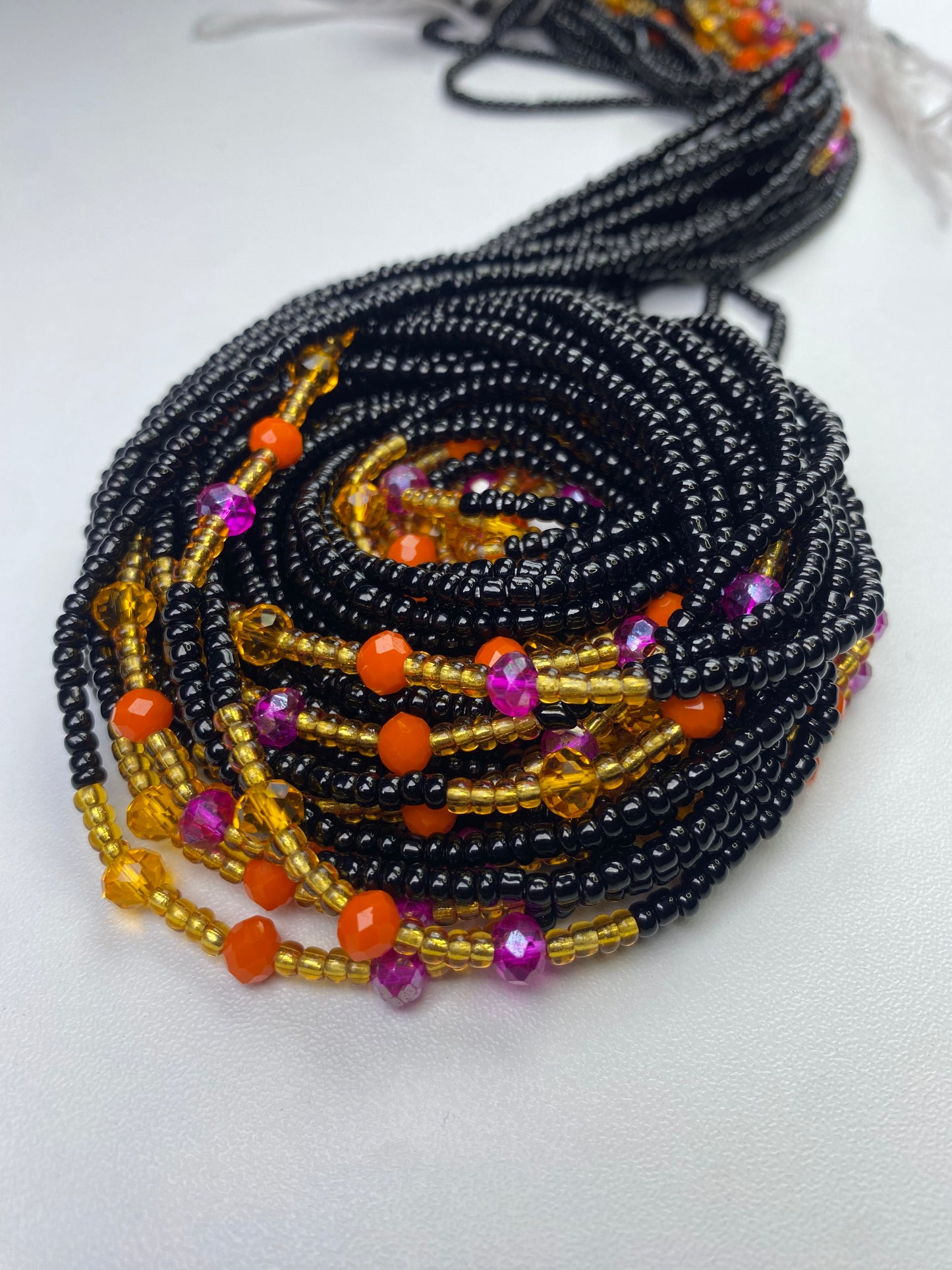 Black waist bead.
