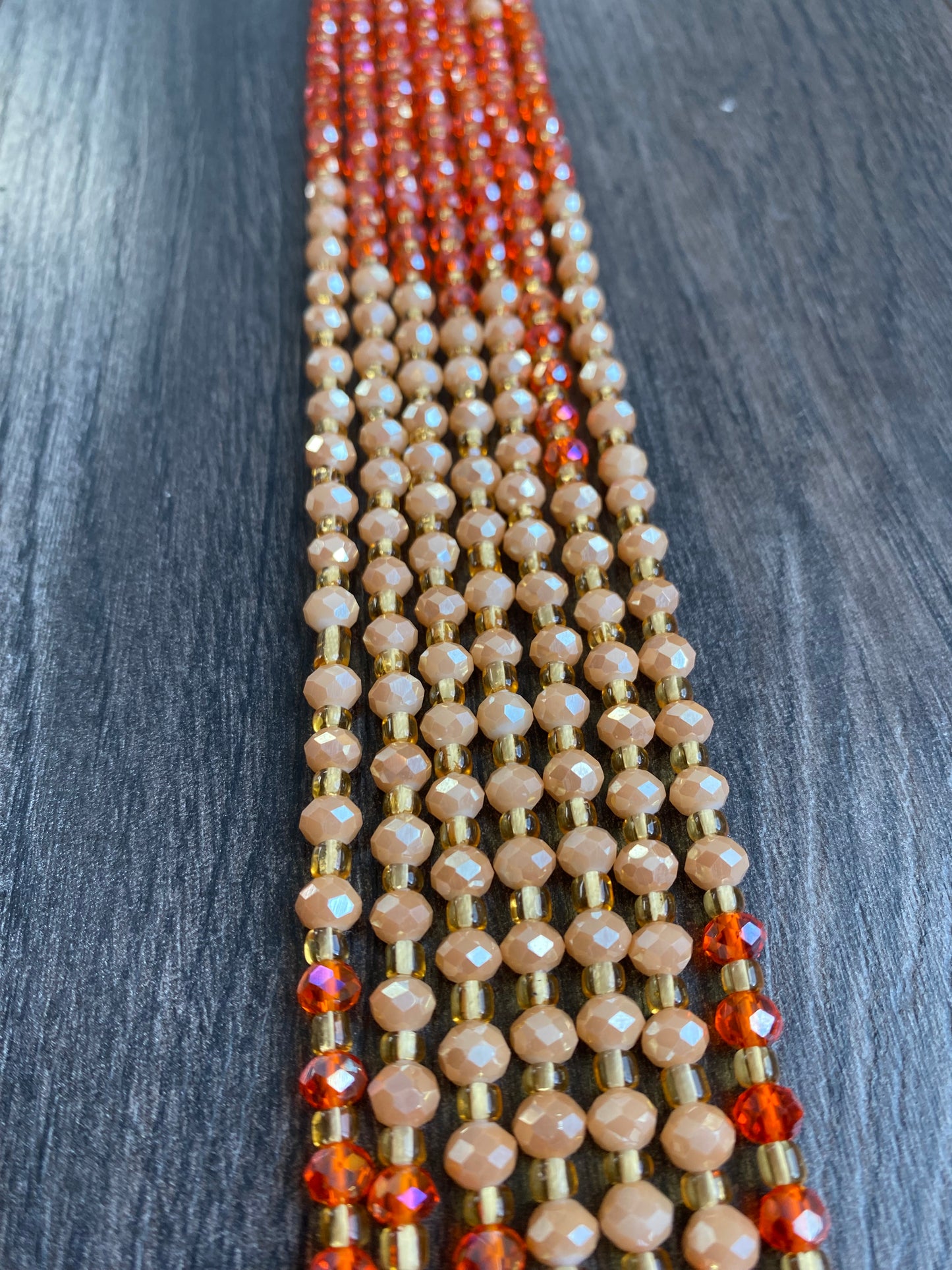 June~ Crystal Waist Bead