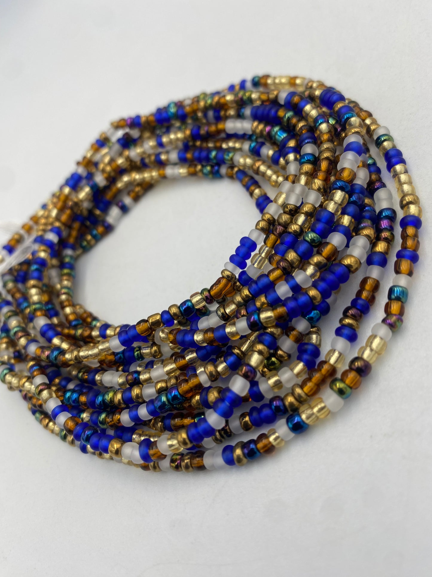 Multicolored Waist Beads | African Body Jewelry | Price per Waist Bead (45”-50”) – Tie-On
