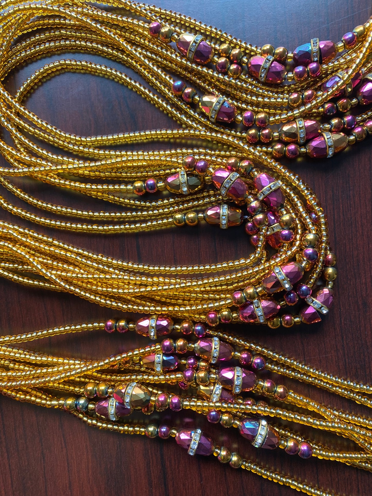 Golda- Tie on Waist Bead