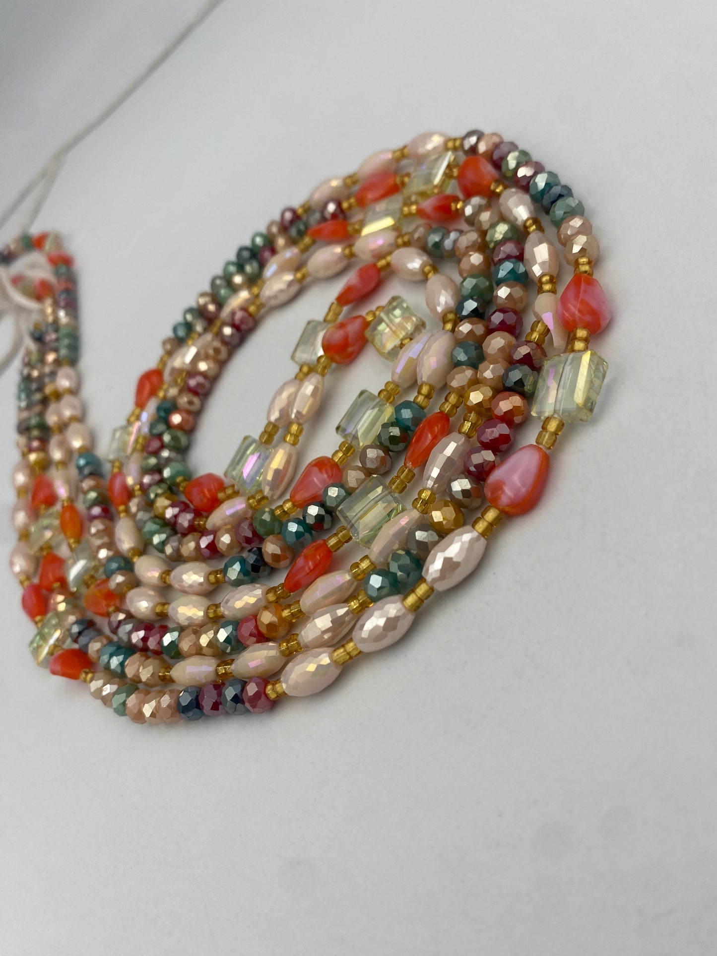 Eliana - Luxury Crystal Waistbeads- Tie On