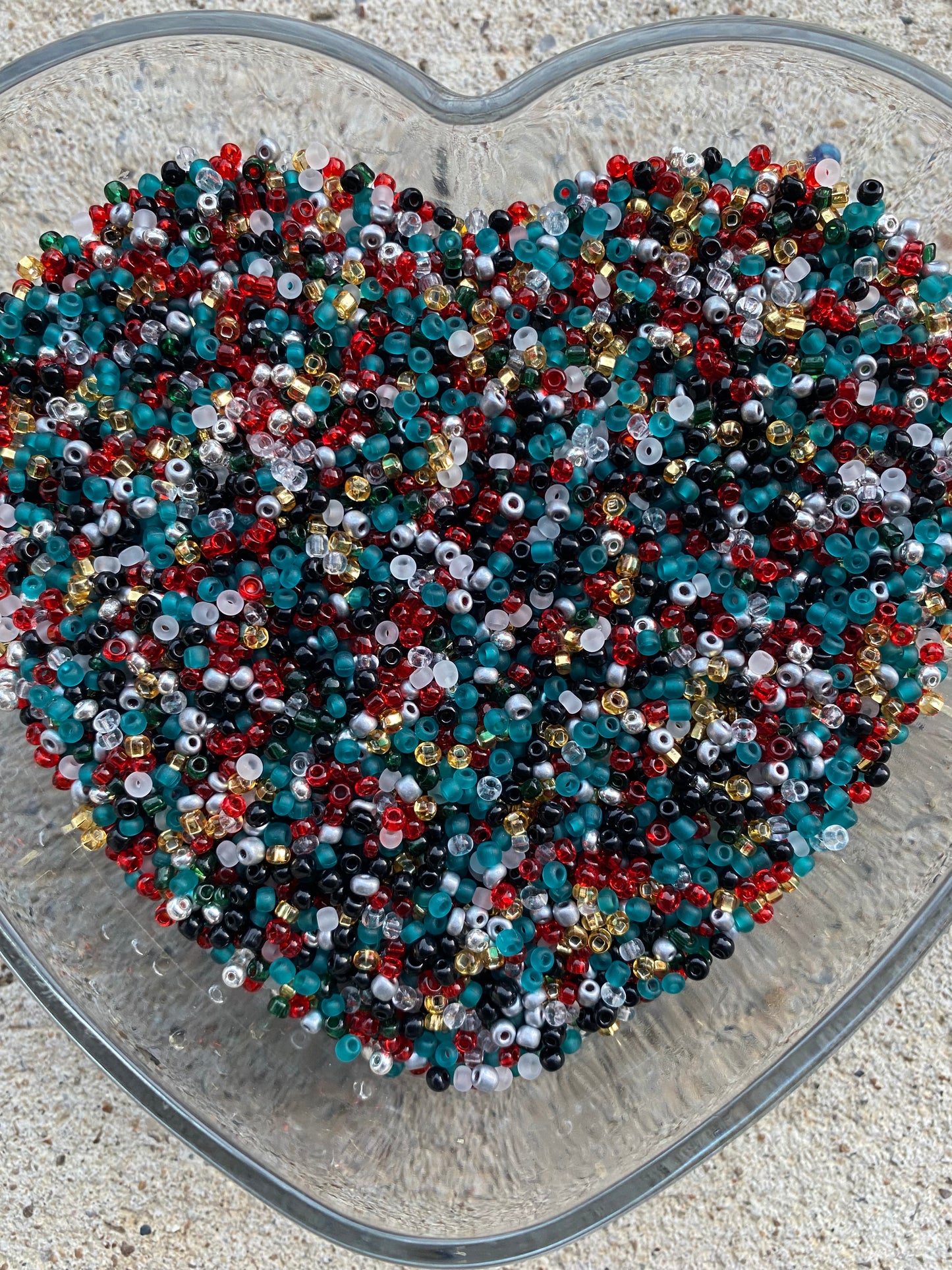 Mixed Beads- 3mm Seed Beads,, Round Beads for Bracelets, Earrings, Necklaces, Crafting Supplies, Making Supplies, DIY Crafts, Small Beads- Multicolored seed beads