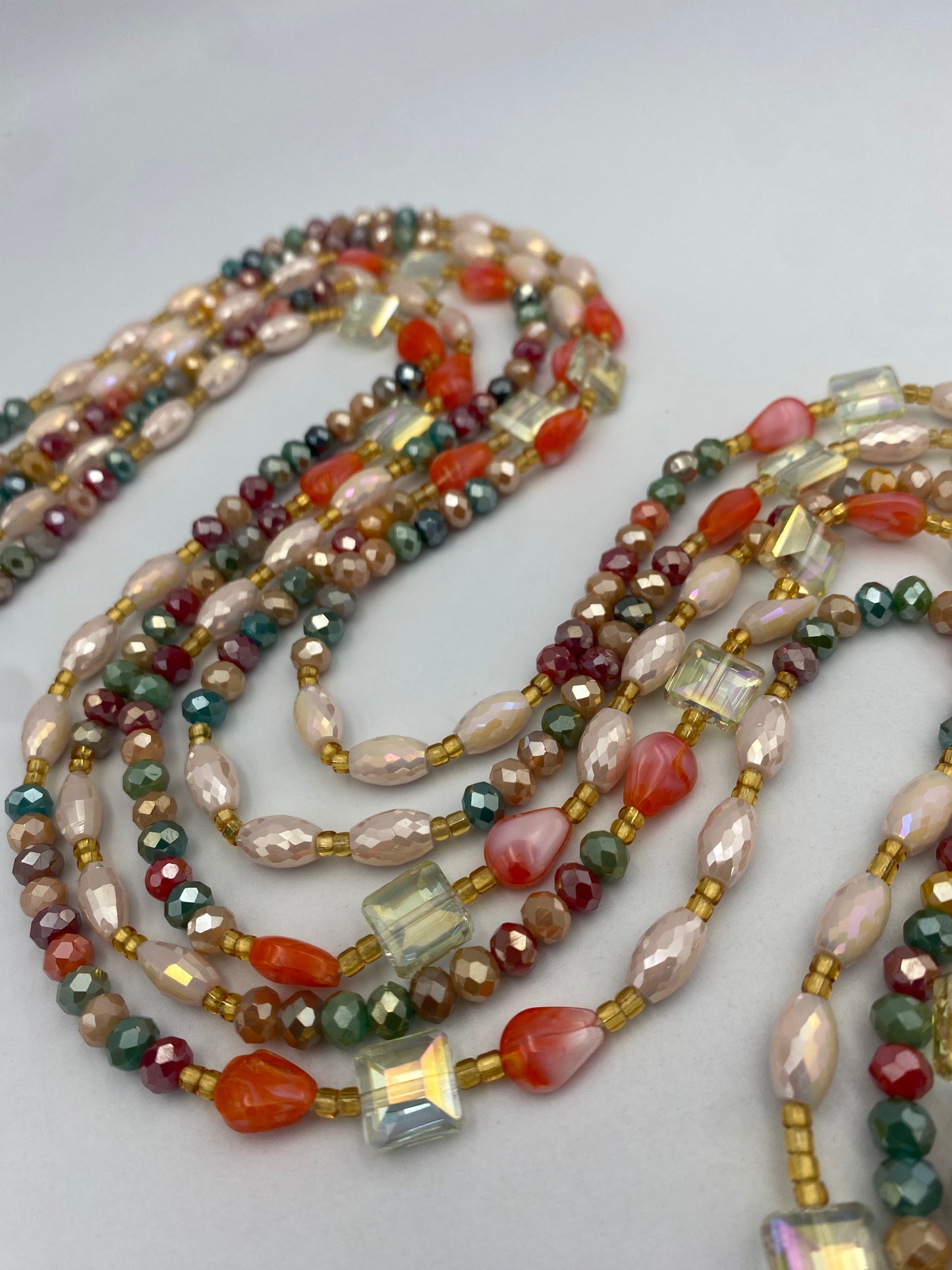 Eliana - Luxury Crystal Waistbeads- Tie On