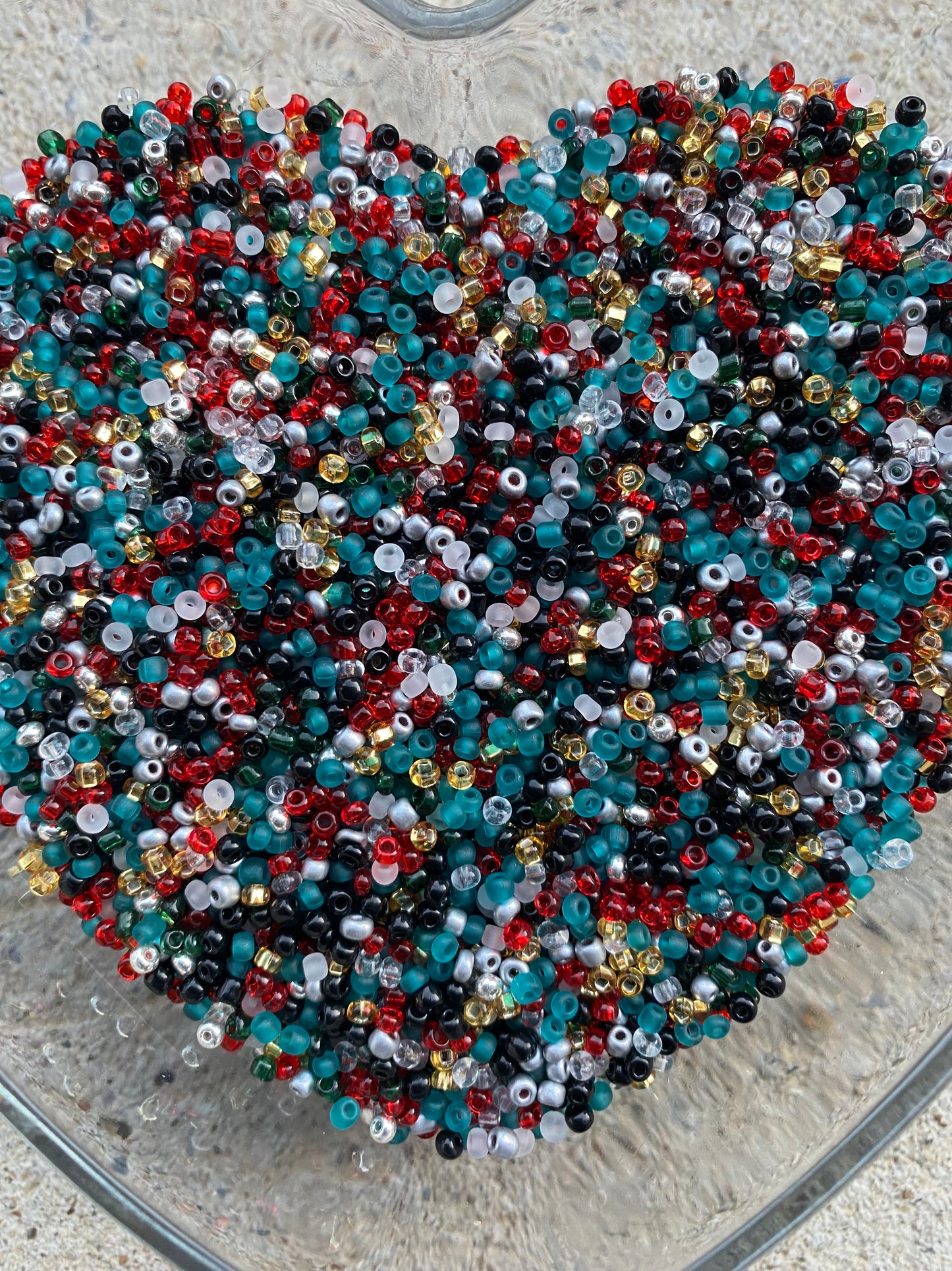 Mixed Beads- 3mm Seed Beads,, Round Beads for Bracelets, Earrings, Necklaces, Crafting Supplies, Making Supplies, DIY Crafts, Small Beads- Multicolored seed beads