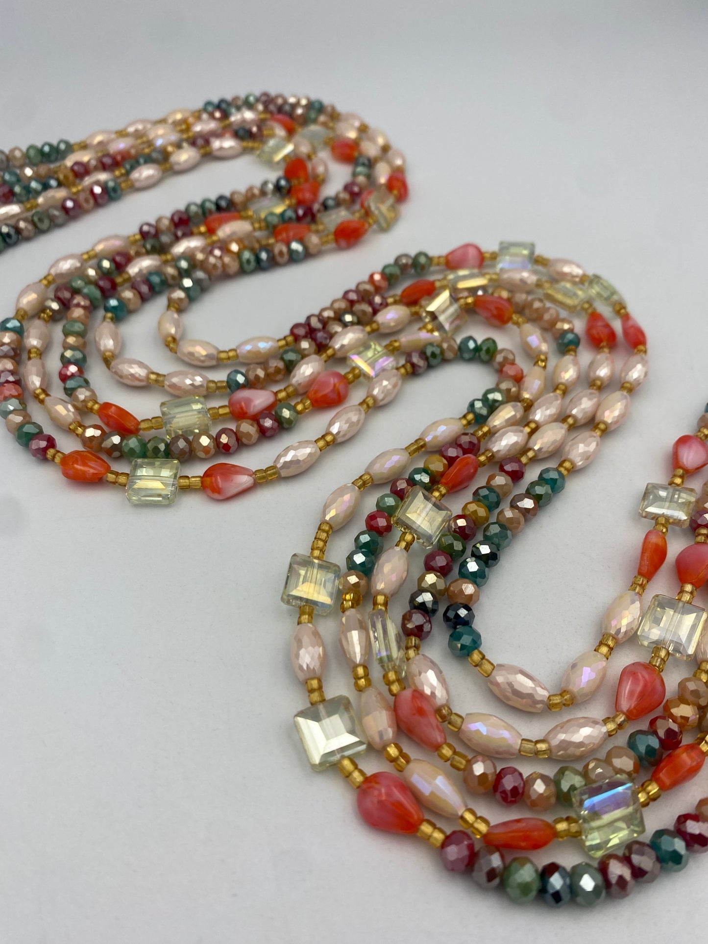 Eliana - Luxury Crystal Waistbeads- Tie On