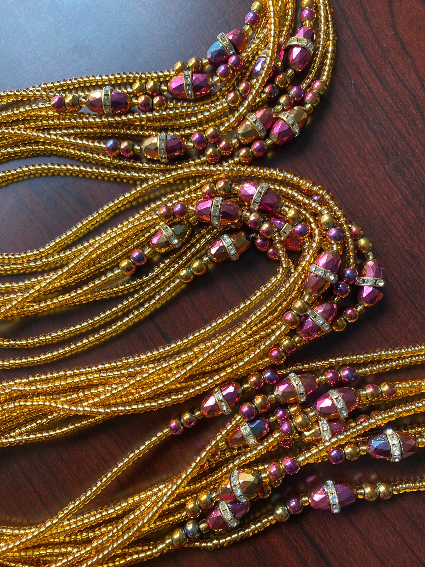 Golda- Tie on Waist Bead