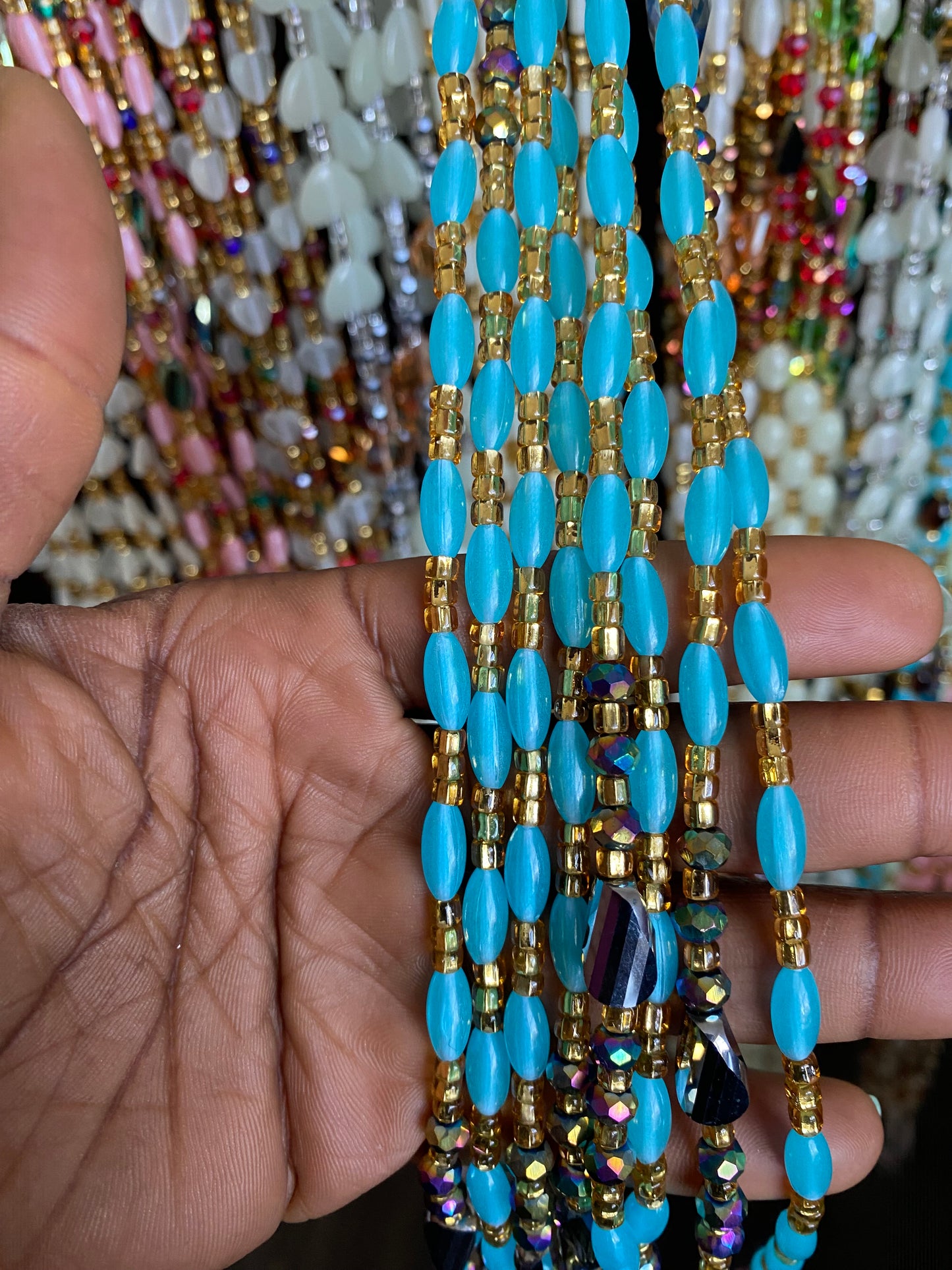 Wholesale Waist Beads- Glow in the dark 45"-50"