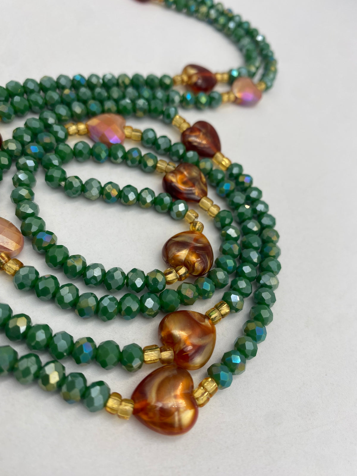 Turquoise Luxury Crystal Waist Bead