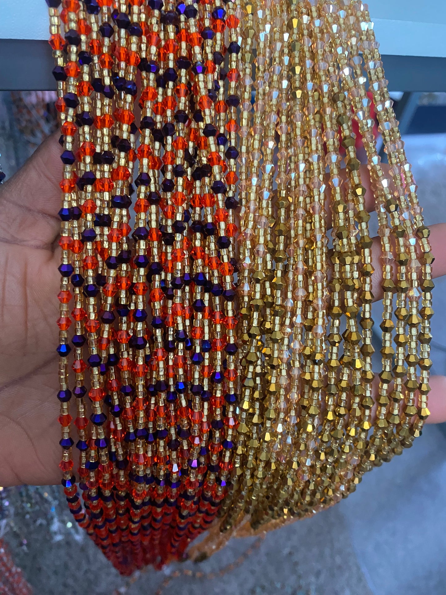 Wholesale Crystal Waist Beads 40”-50”