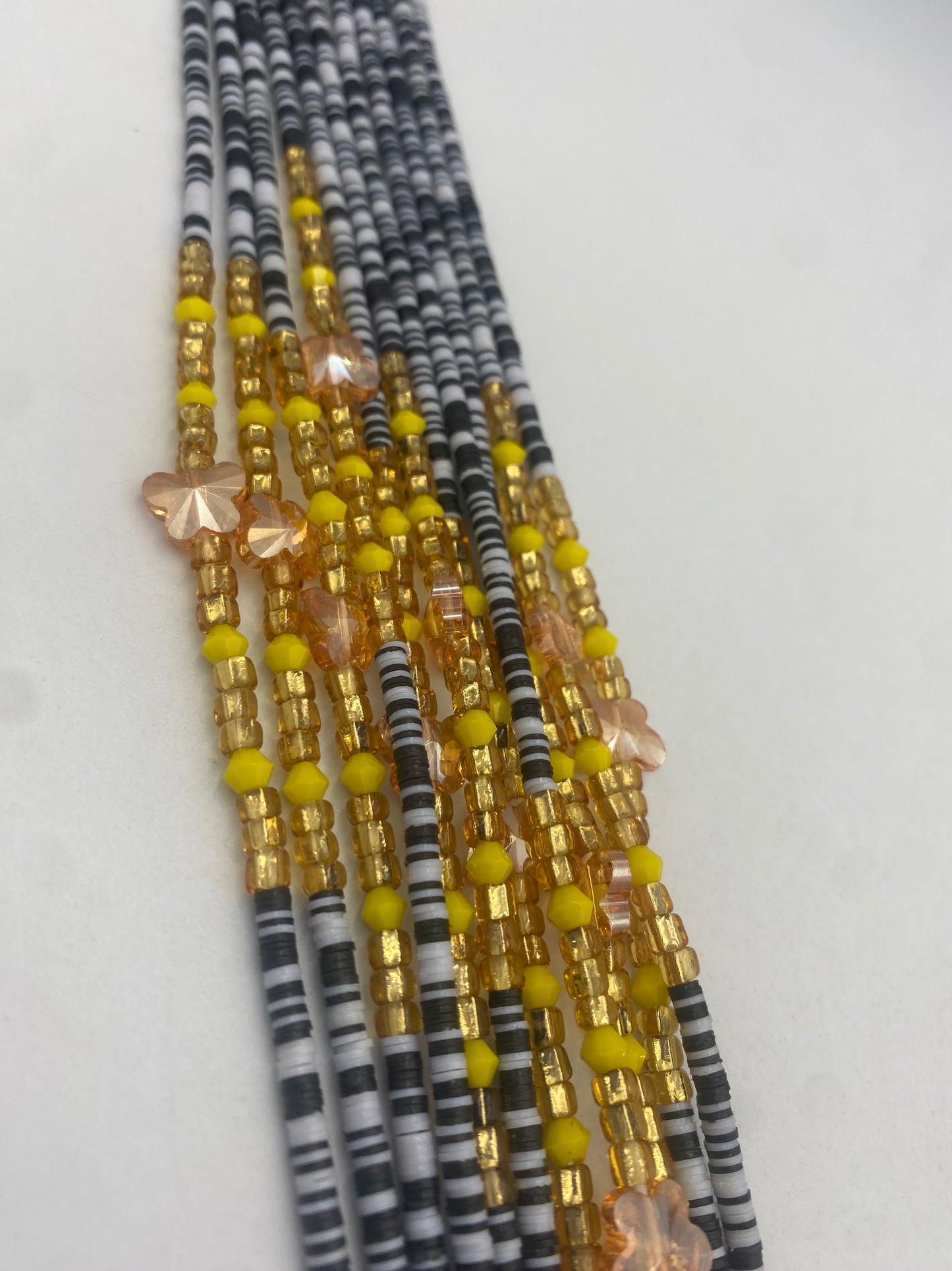 Flat disc | Vinyl waistbeads | Clay Beads | Wholesale Vinyl Waist Beads- African Waistbeads for resale