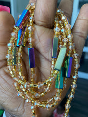 Queen Magenta ~ Luxury Crystal Waist Beads