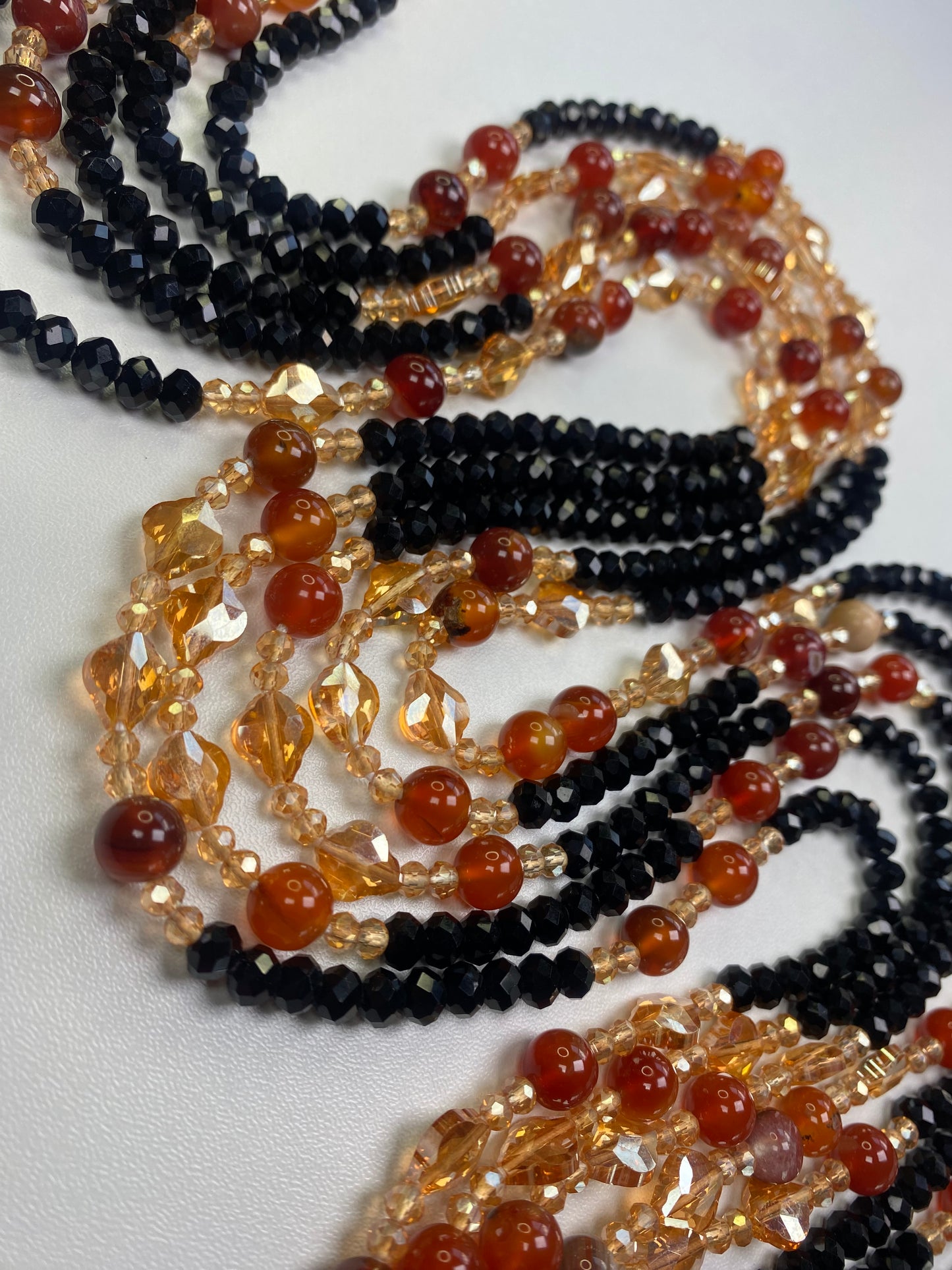 Nightfall Gemstone Elegance~ Luxury Crystal Waistbeads