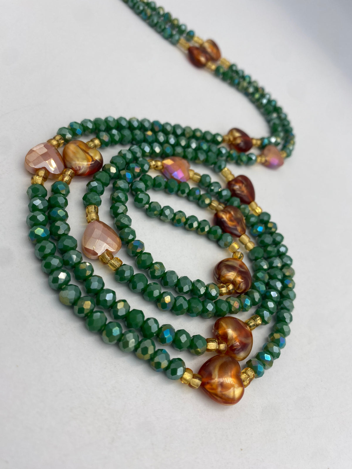 Turquoise Luxury Crystal Waist Bead