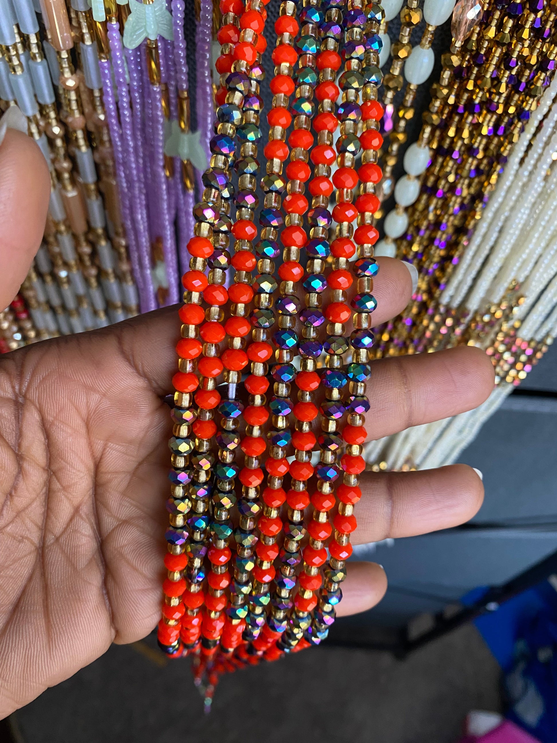 Variety of waistBeads