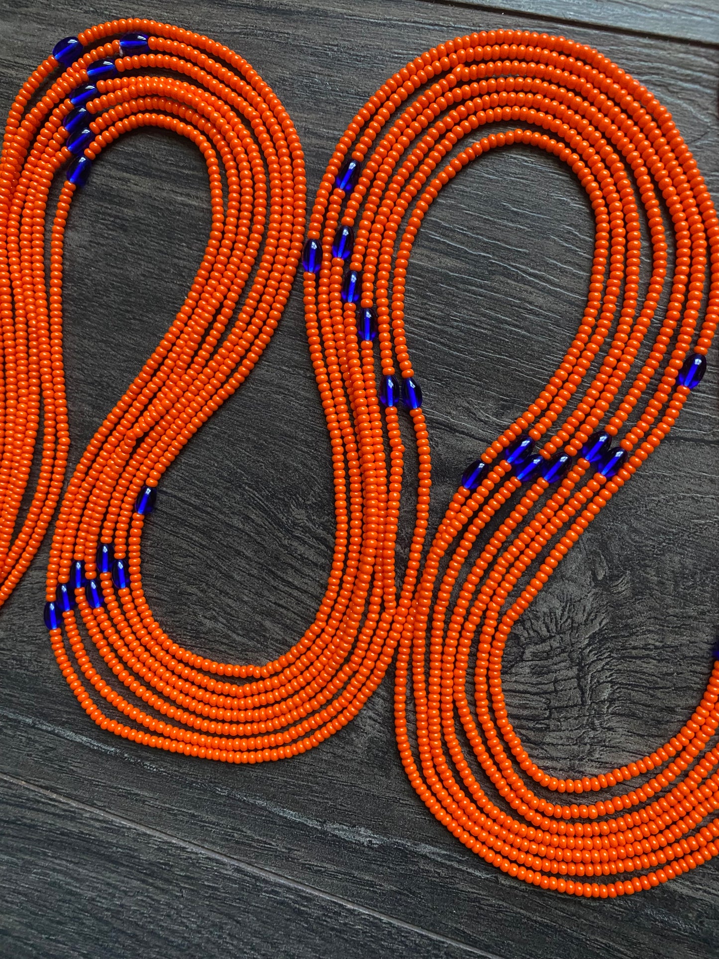 Orange  Waist Bead