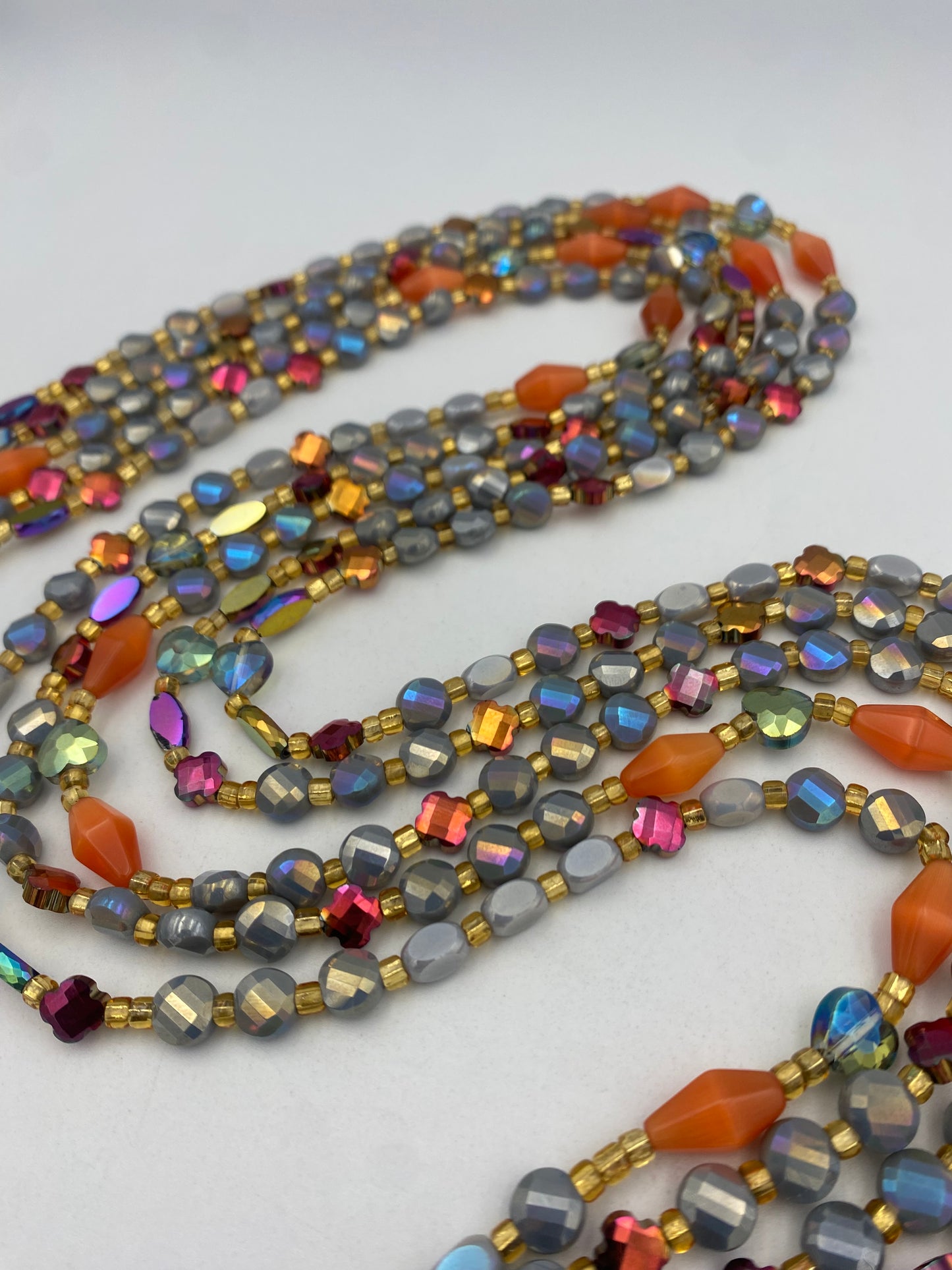 Dust & Diamond- Waistbead-  Luxury Crystal WaistBead - Tie On