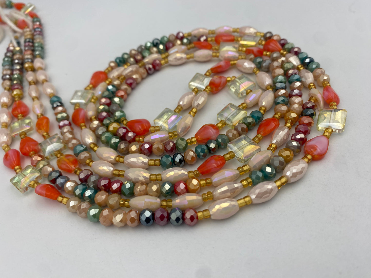 Eliana - Luxury Crystal Waistbeads- Tie On