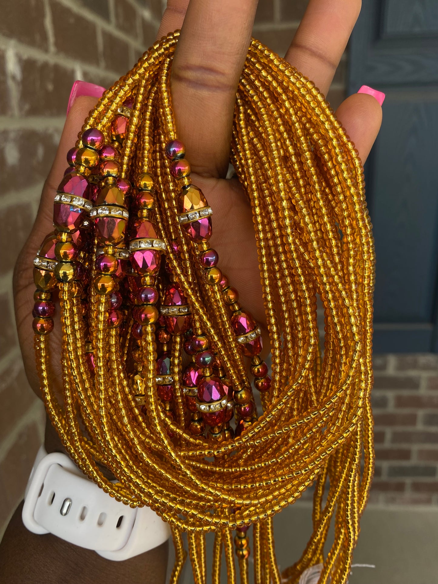 Golda- Tie on Waist Bead