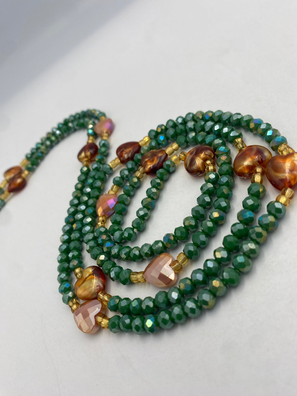 Turquoise Luxury Crystal Waist Bead