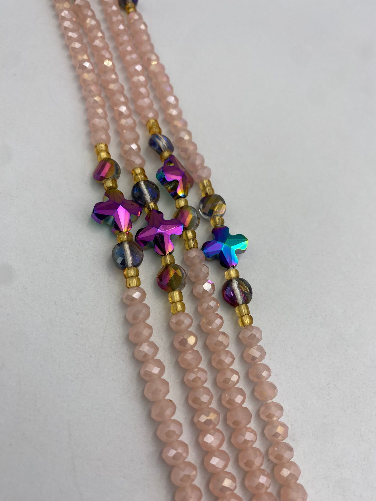 Pink Crystal Waist Bead 45”| 1 PC