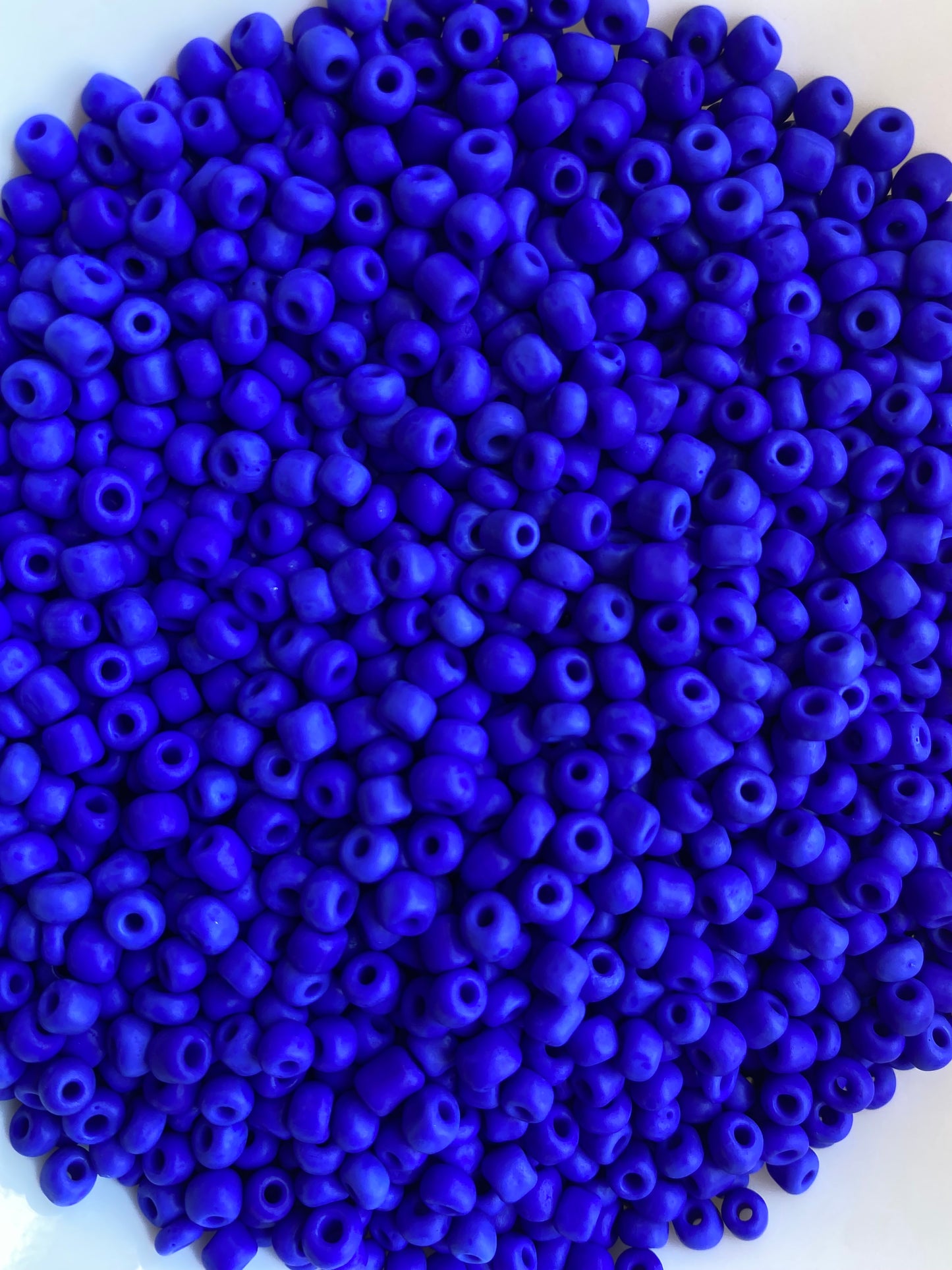 4mm- 6/0 Indigio, Royal Blue Glass Seed Beads For Jewelry Making,  DIY Waist beads, Bracelet Necklace Earrings