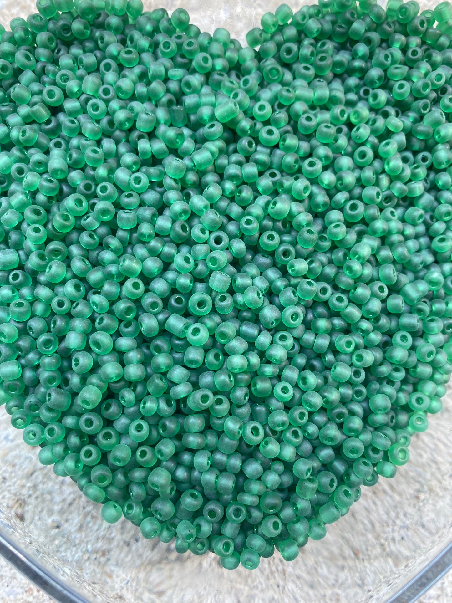 4mm- 6/0 Frost Glass Seed Beads For Jewelry Making,  DIY Waist beads, Bracelet Necklace Earrings