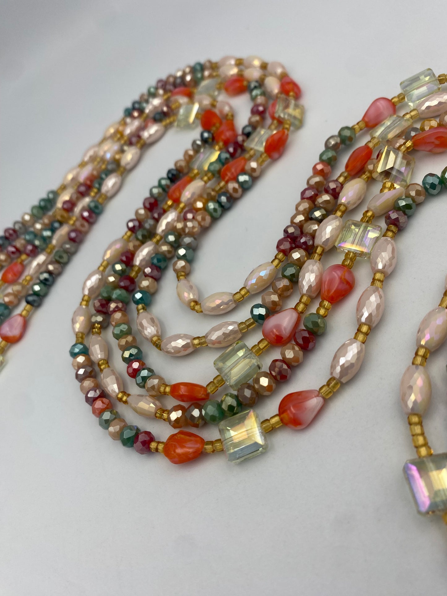 Eliana - Luxury Crystal Waistbeads- Tie On