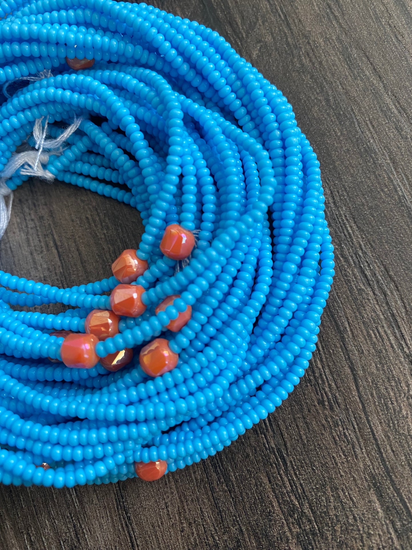 Blue Waist Bead