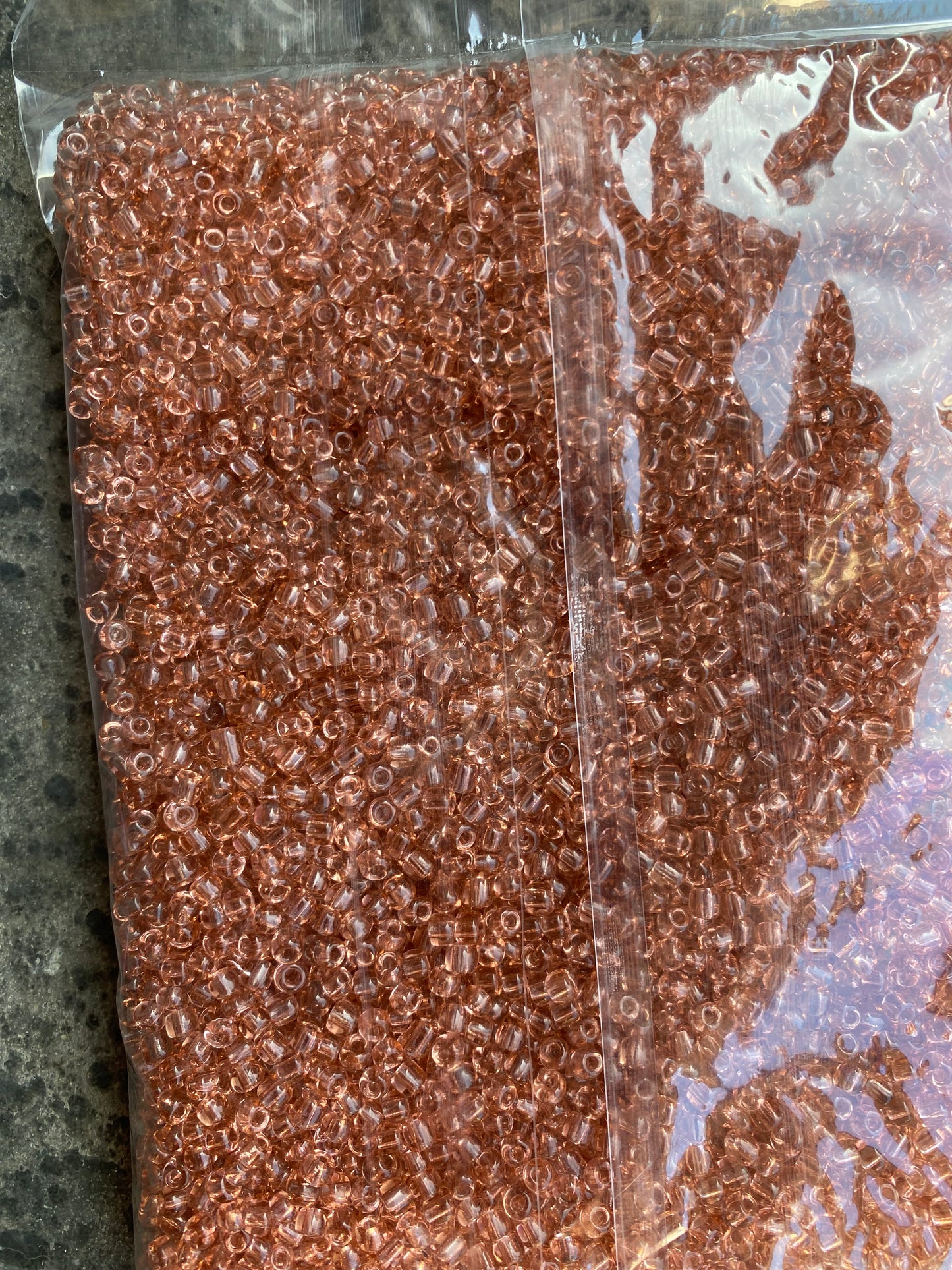 4mm Seed Beads,, Round Beads for Bracelets, Earrings, Necklaces, Crafting Supplies, Making Supplies, DIY Crafts, Small Beads- Peach/Pink bead/Coral