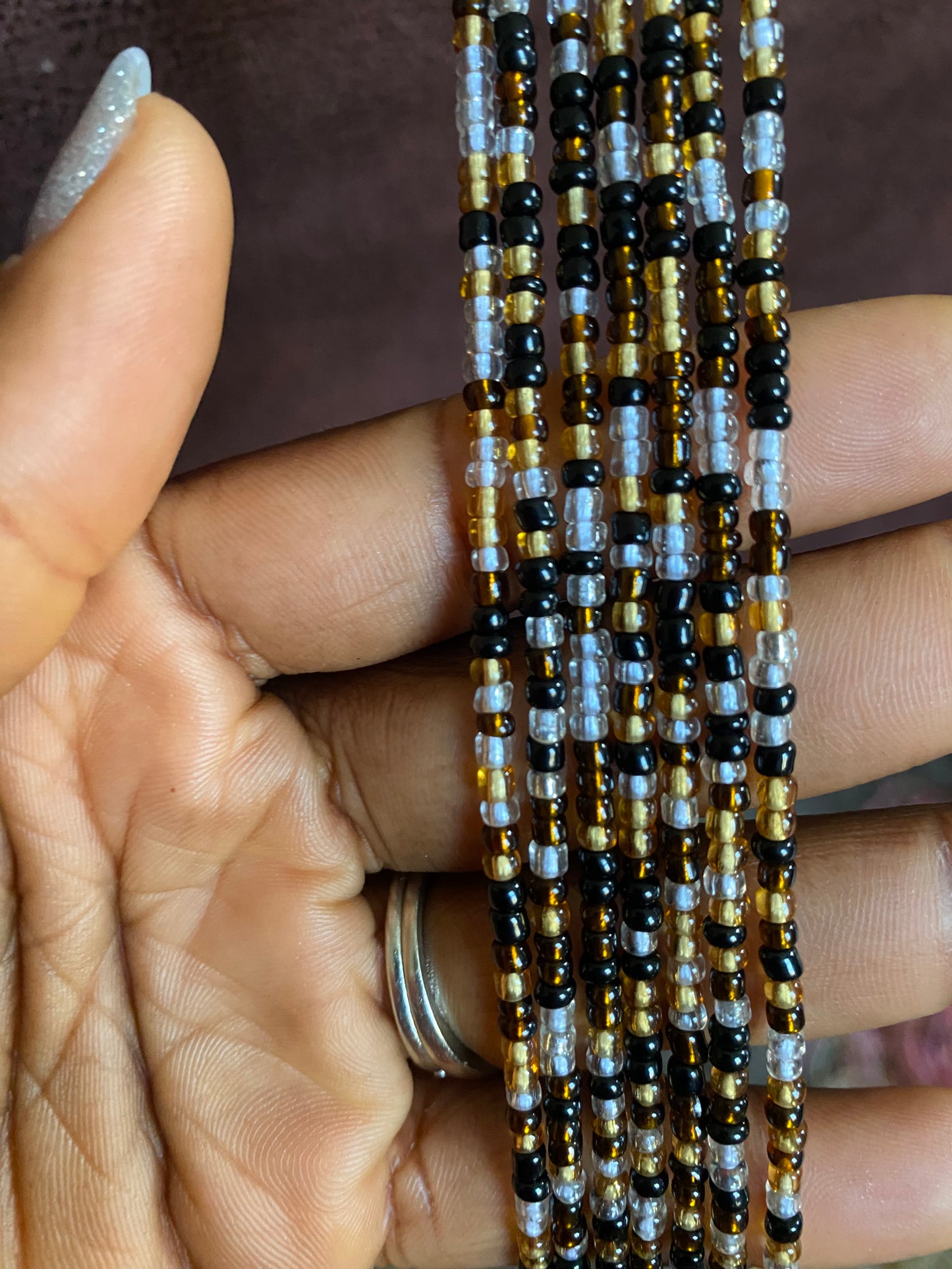 Wholesale Waist Beads – Bulk Multicolored Tie-On Strands (45”–50”)