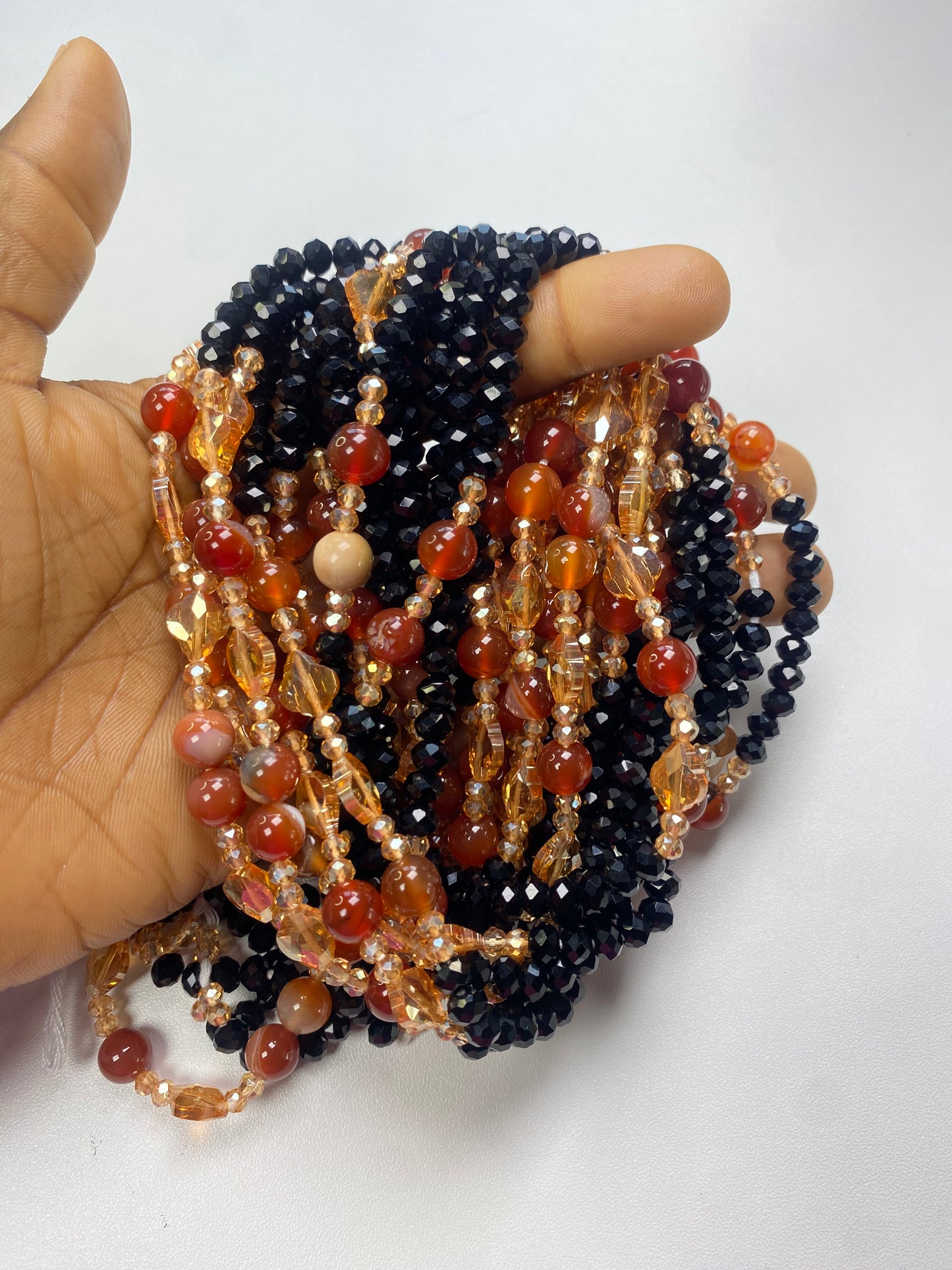 Nightfall Gemstone Elegance~ Luxury Crystal Waistbeads