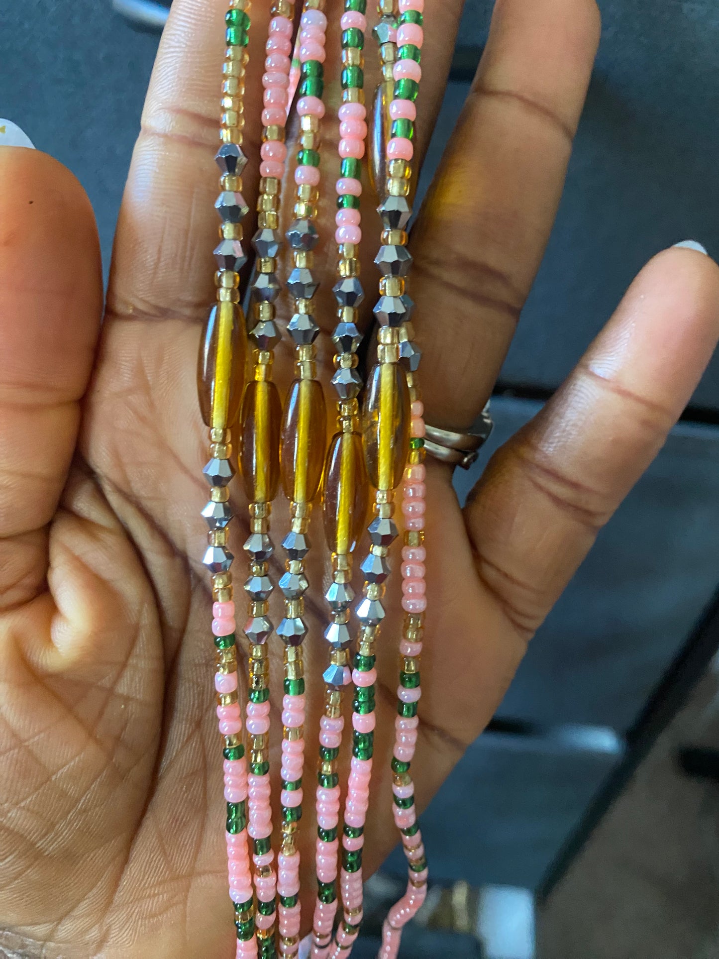 Wholesale Waist Beads – Bulk Multicolored Tie-On Strands (45”–50”)