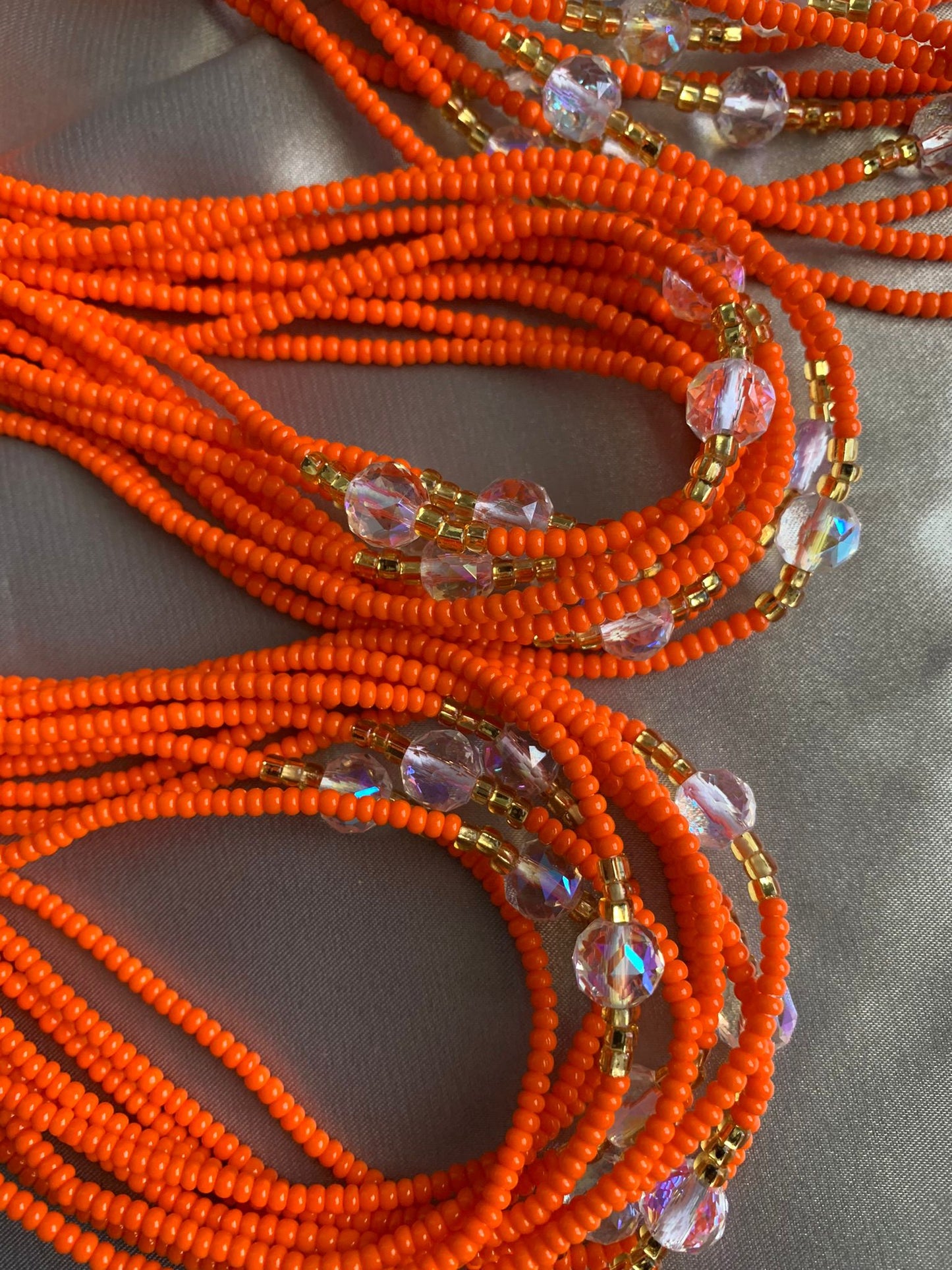 Orange Waist Bead