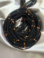 Black & Orange Waist Bead Enchantment