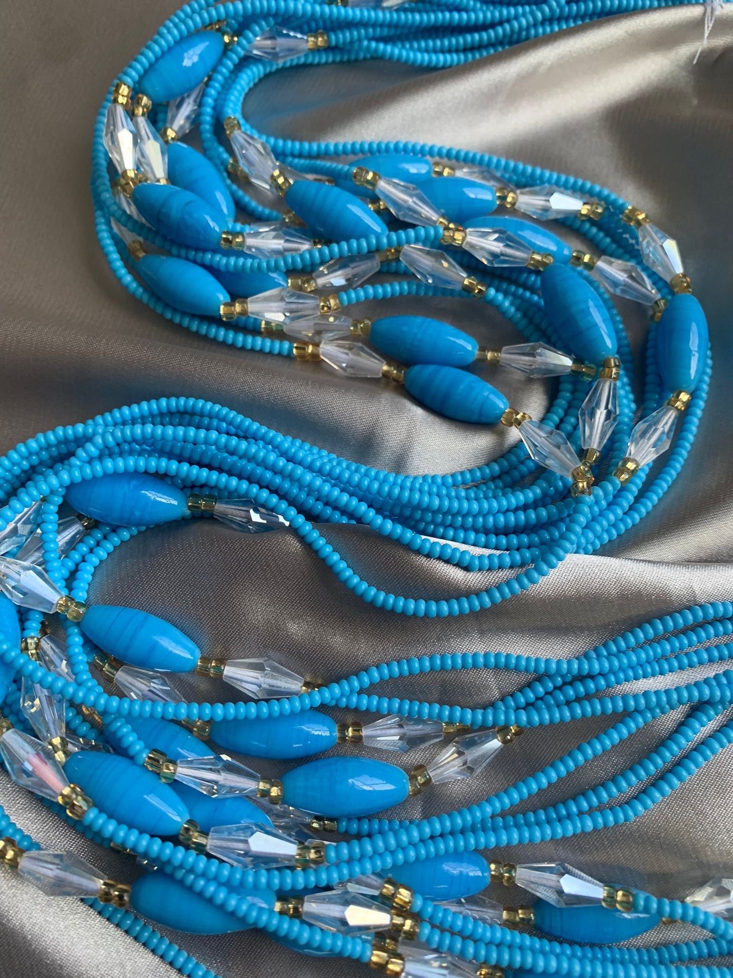 Sky Blue Waist Bead