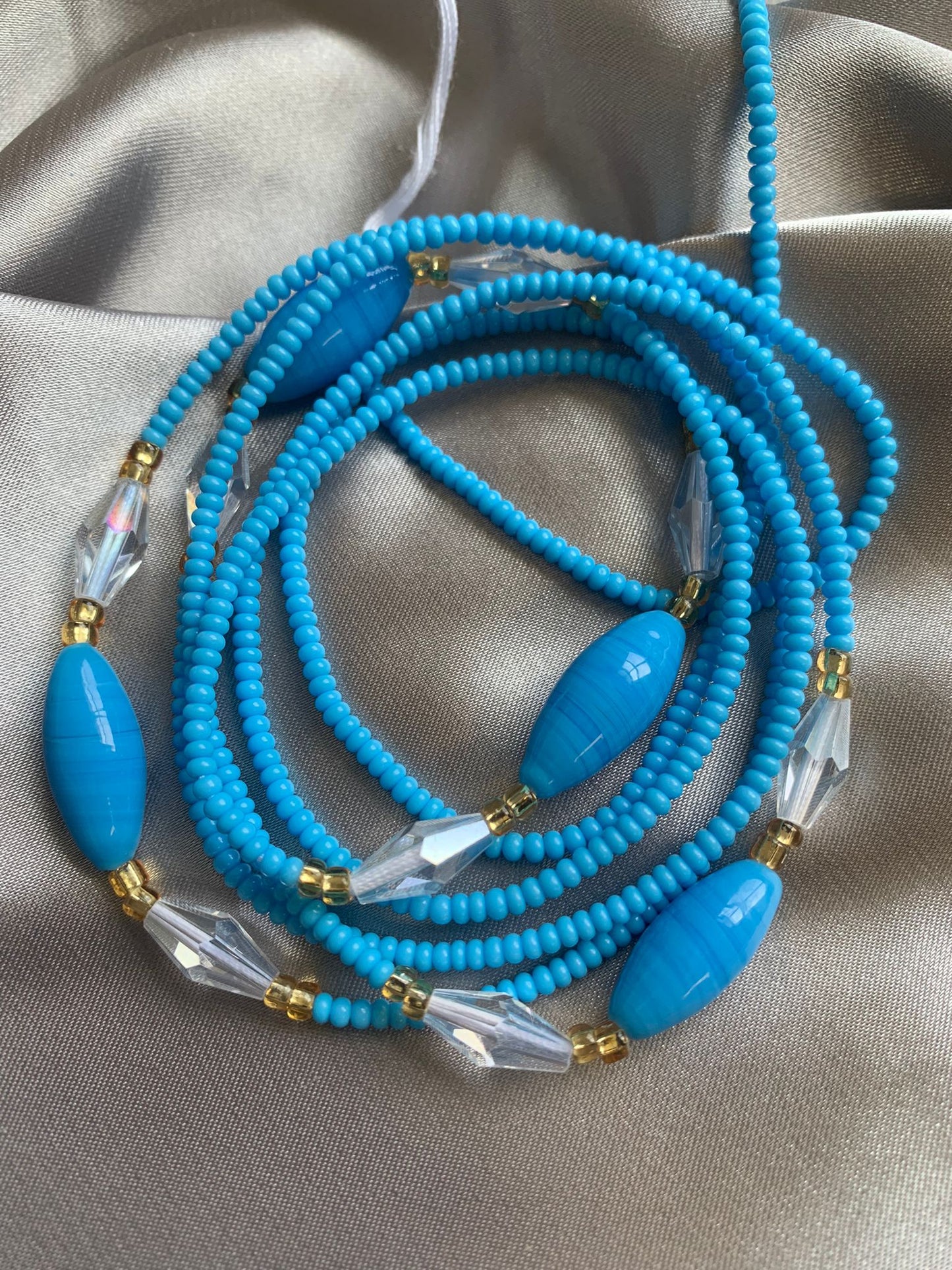 Sky Blue Waist Bead