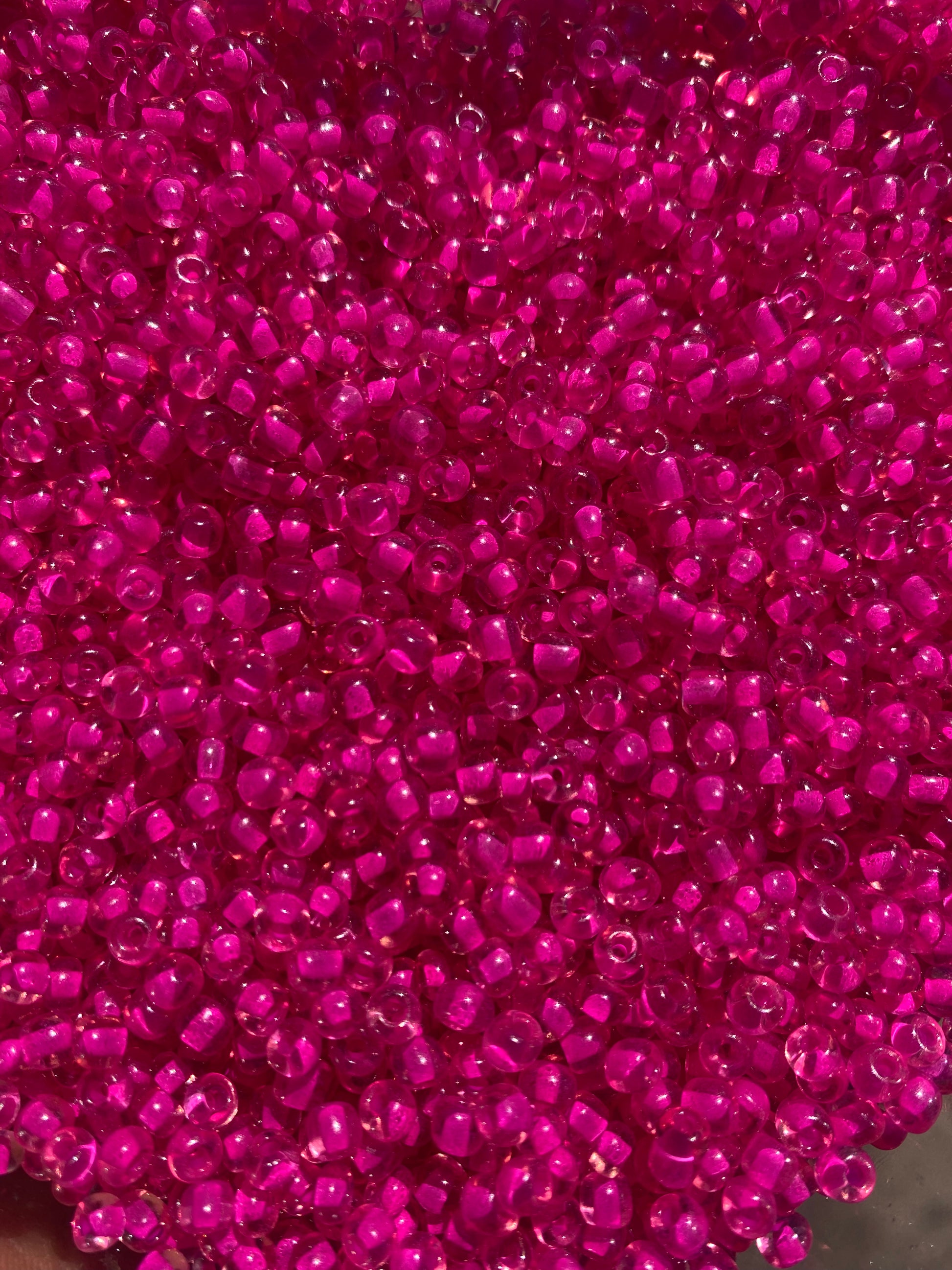 4mm pink beads