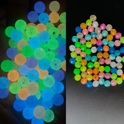 Glow in the Dark, Loose Spacer Beads - Wholesale Bulk Acrylic Beads - Craft - For Making Jewelry - Beading Supply- 50pcs