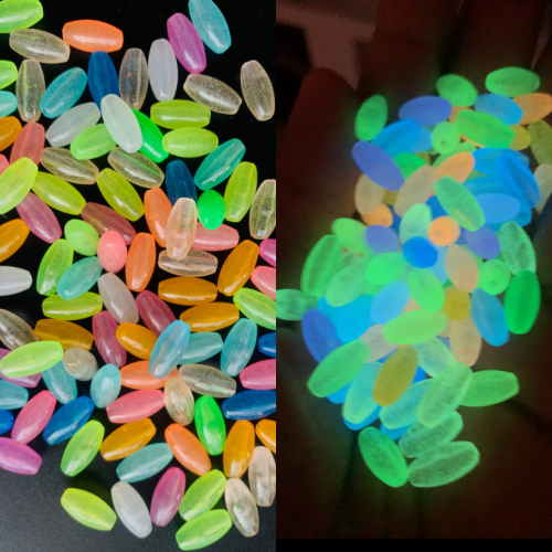 Glow in the Dark, Loose Spacer Beads - Wholesale Bulk Acrylic Beads - Craft - For Making Jewelry - Beading Supply- 50pcs