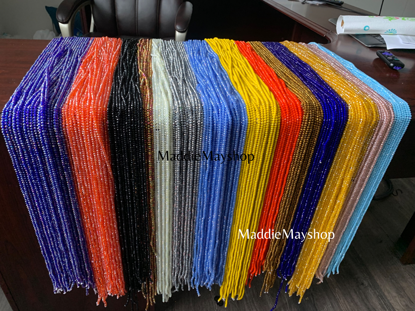 Wholesale Crystal Waist Beads-  solid colors