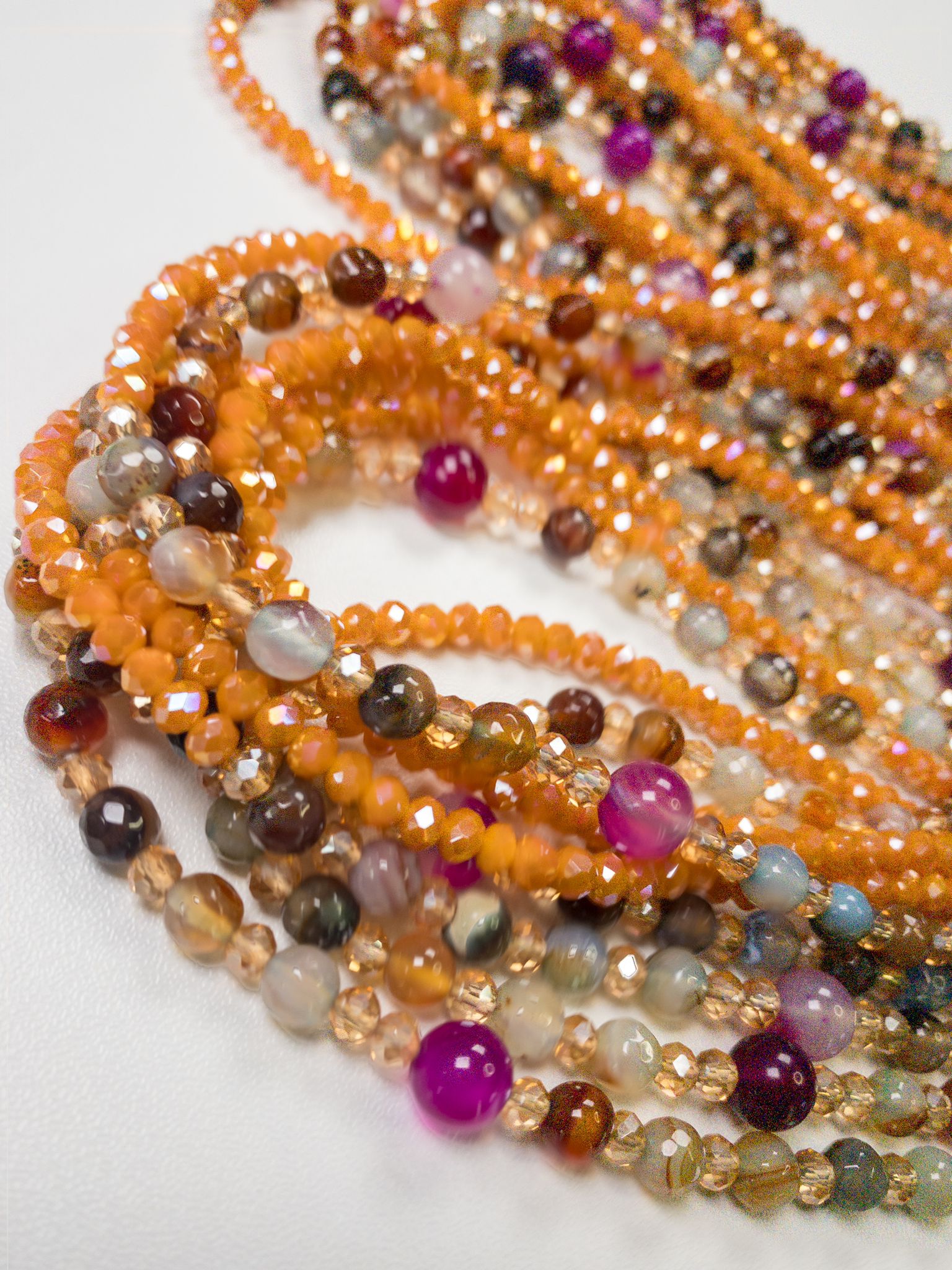 natural gemstone waistbead