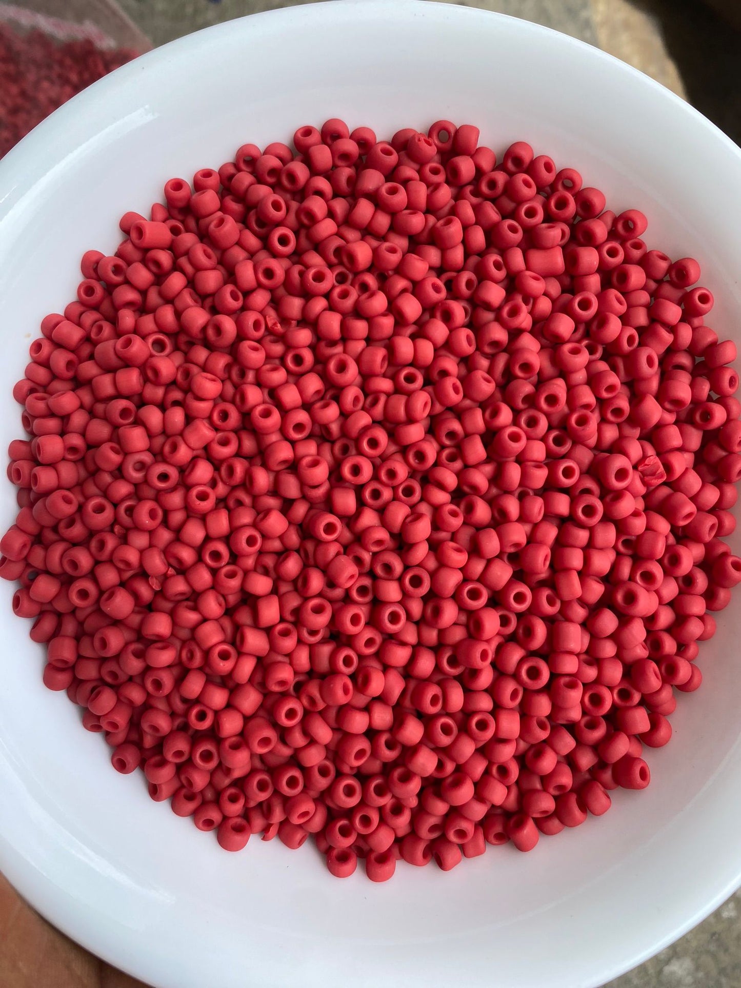 4mm Red Glass Beads Variety Pack Glass Beads 6/0 (450g) - Jewelry Making, Bead Weaving, Waist Beads