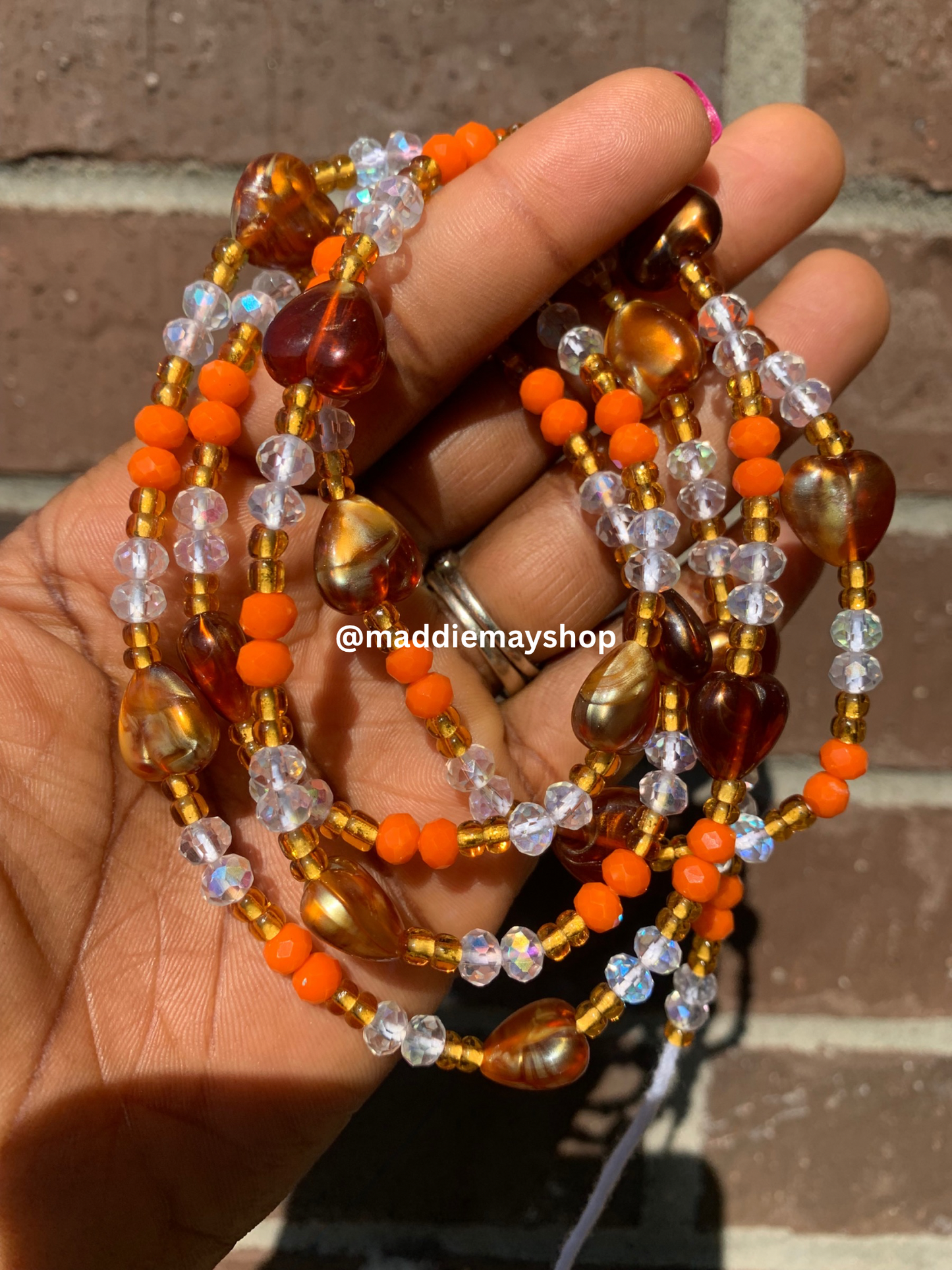 Mae ~ Crystal Waist Bead