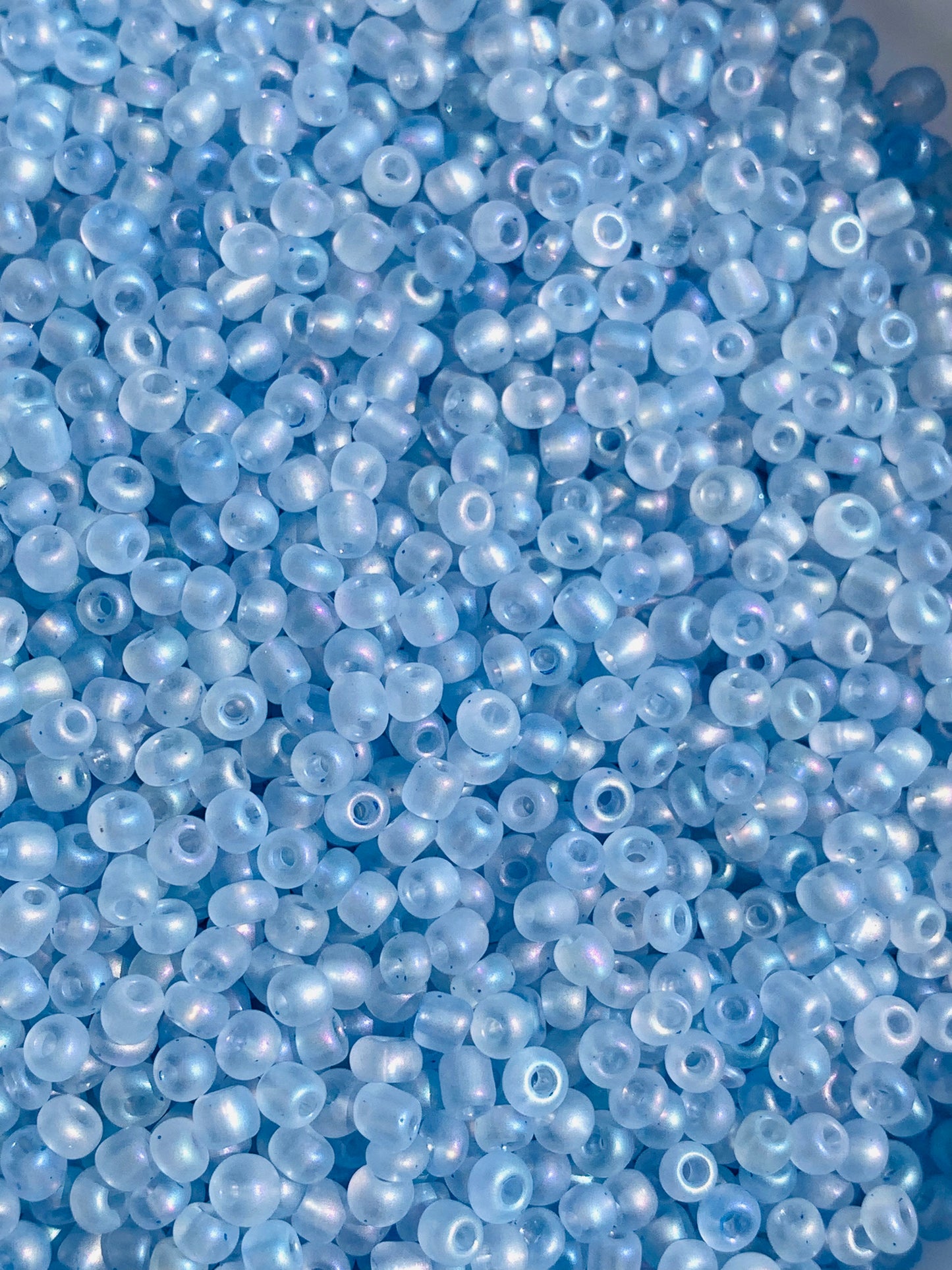 8/0 Frost Glass Beads- 3mm Glass Seed Beads For Jewelry Making, DIY Waist beads, Bracelet Necklace Earrings- 450